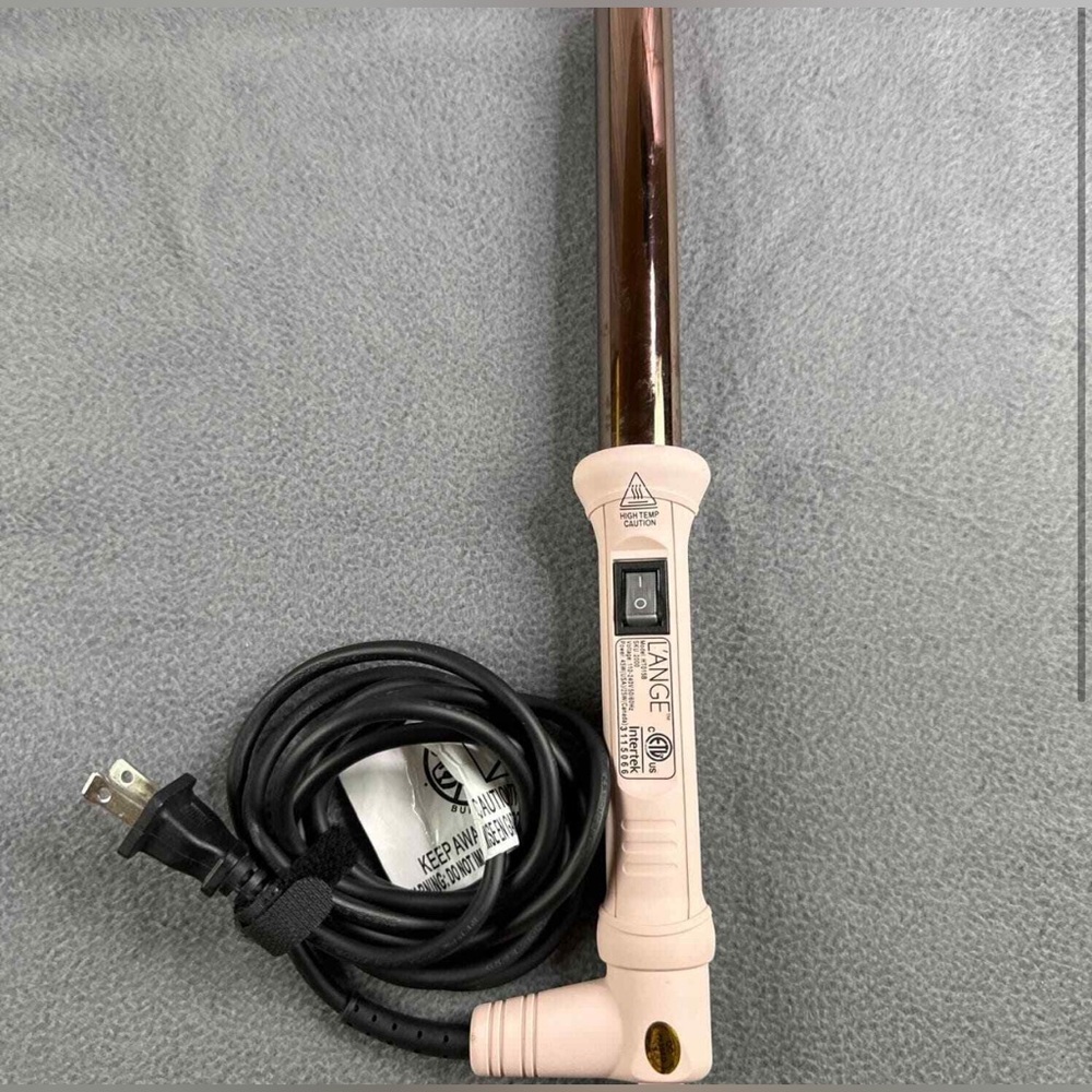 L'ange Pink Curling Wand 1 1/4" Swivel Cord Hair Tools - Picture 3 of 6